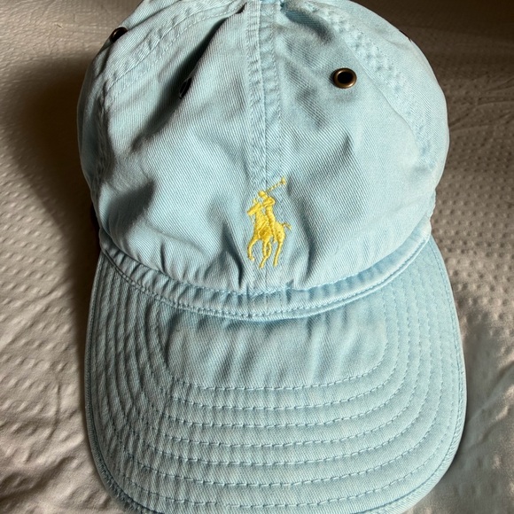 Ralph Lauren Accessories - Polo by Ralph Lauren in pastel blue Embroidered Baseball Cap